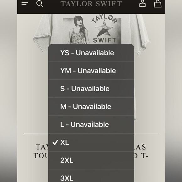 TAYLOR SWIFT The Eras Tour T-Shirt Official Merch, Speak Now Enchanted SOO - Picture 2 of 9